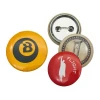 custom 38mm promotional logo printing button tin badge