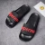 Import Custom 3D Rubber Printing Logo Pattern Unisex Black Plain Mens  PVC Sandals Slides Slippers Custom Slides Sandals With Logo from China