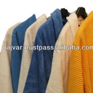 Custom design & Colors Supper absorbent soft 100% Cotton Terry Bathrobes