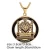 Import Custom Design Gold Black Color Stainless Steel Past Master Masonic Free Mason Freemasonry Temple LOGO Pendants Necklaces from China