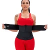 Custom Detachable Fajas Shapers Steel Bones Slimming Zip Double Belt Plus Size Corset Latex Waist Trainer Women