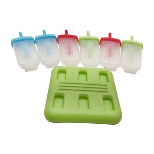 custom diy silicone ice cream popsicle molds with stick