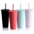 Import Custom Logo 16oz Matte Black Cold Cup Tumbler with Lid and Straw from China