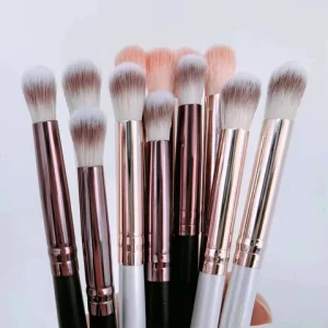 Custom Logo Eye Shadow Long Handle Brushes Makeup Eyelashes Shampoo Foam Bath Cleanser Eye Lash Cleanser Brushes