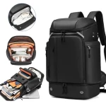 Custom Logo Outdoor Travel Backpack Waterproof Gym Sport Football Basketball Backpack Bag Men Bagpack Shoe Compartment Backpack