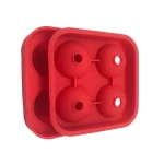 Custom logo silicone ice sculpture ball molds for ice cream