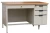 Custom-made office desk solid wood top metal leg  loft office table