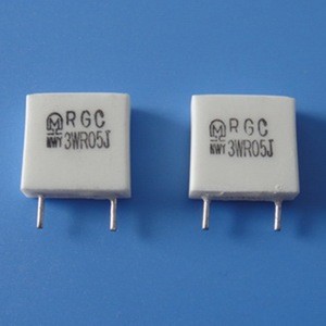 Custom Made Space Saving Low Inductance Metal Plate Ceramic Cement Wirewound Resistor