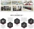 Custom OEM 40 42 48 50 60 inch 1500W linear wall mounted electric fireplace recessed