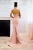 Import custom Pink Lace Top Summer Sexy Halter Gown maxi bodycon Wedding Dress with Net Lace Trail from China