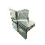 Custom size building architectural structural construction curtain walls tempered glass