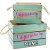 Import Custom size colorful printing wooden crate with rope handle from China