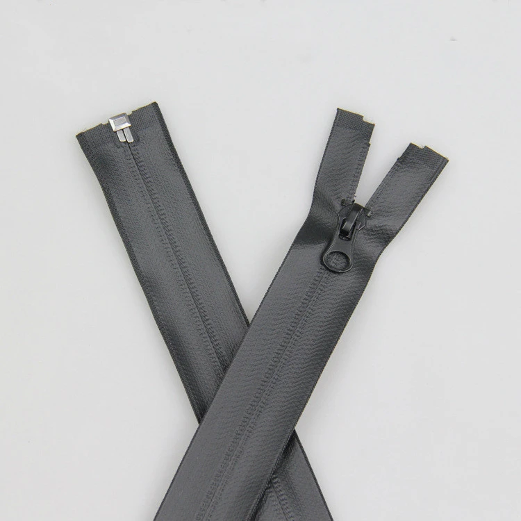 Custom Size Plastic Nylon Invisible Waterproof Zipper For Garments Clothes