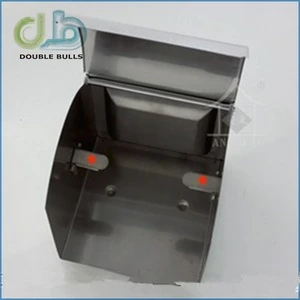 Custom Staniness Steel Tissue Box used in wash room