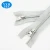 Import Custom two-way silver wire zipper high-grade bag handbag with ordinary teeth closed nylon zipper from China