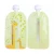 Import Custom Unique Shape Drinking Packaging Plastic Coconut Milk Pakcing Bag Milkshake Packing with Spout from China