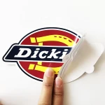 Custom Waterproof Adhesive Vinyl PVC Die Cut Cartoon Company Logo Design Decorative Decal Wall Stickers