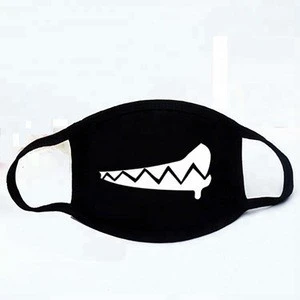 Custom wholesale quality Chinese products 100% Cotton Black Anti pollution face Shield/Face mask