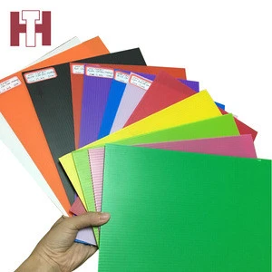Customized design colorful printing anti static pp corrugated plastic sheet