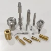 customized steel machining fabrication service brass cnc turning parts