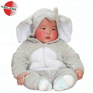 Cute animal plush elephant costume for baby kids