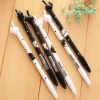 Cute Cat Gel Roller Ball Pens with 0.38mm Extra Fine Point Black Ink Stationery Office Supplies ADF189