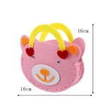 Cute non-woven fabric felt food toys handmade toy felt storage children toys