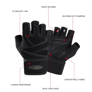 Cycle Motor Hand Sport Gloves Gym Bike Bicycle Motorcycle Retro Half Fingerless Cycling