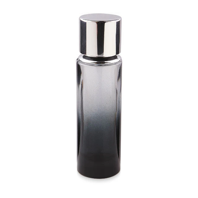 cylinder shape colorful glass spray 30ml perfume bottle