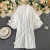 Import D1806 Korean Chic Solid Color Multi-layer Ruffles Dress Women Casual Shirt Dresses Clothing Wholesale from China