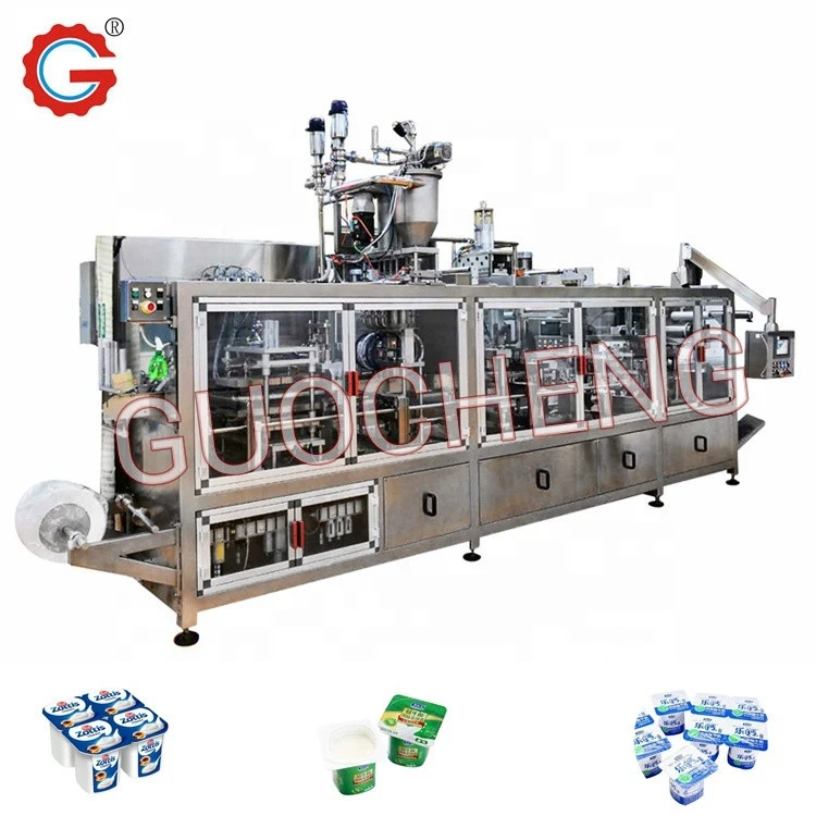 Dairy Milk Yogurt Processing Machines Automatic Filling Sealing Machines