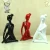 Dancing Fat Woman Resin Sculpture Abstract Exaggerative Style Home Decor