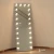 Import Decorative Home Long Dressing Table Mirror Full Length Hollywood Vanity Mirror With Light Bulbs from China