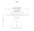 Import dining room furniture Home table a manger complet Round Concrete marble dining table set 8 seater mesas de jantar de comedor from China