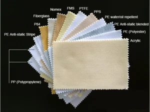Directly factory supply the Polyester/aramid roll air filter cloth