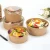 Import Disposable Fruit Salad Container Packaging, Take Away Paper Salad bowl with lid from China