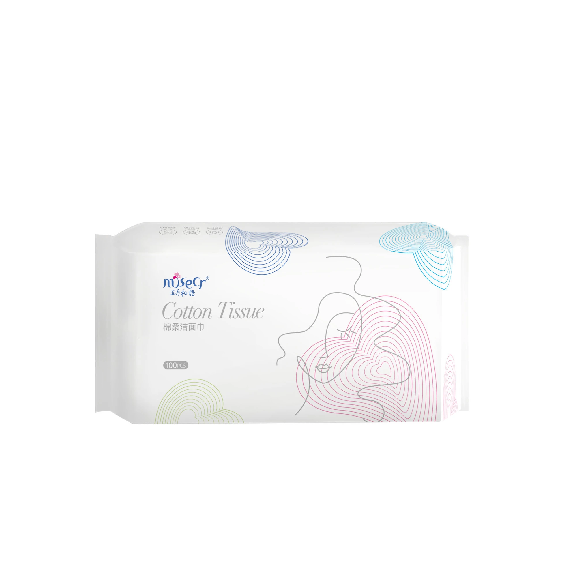 Disposable soft pack dry wipes towel facial tissue manufacturer