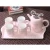 Import Drinkware Gift For Friends Pink Coated Beautiful Bow Design Cups Tea Coffee Cup Sets With Tray Tea Pot With Cup from China