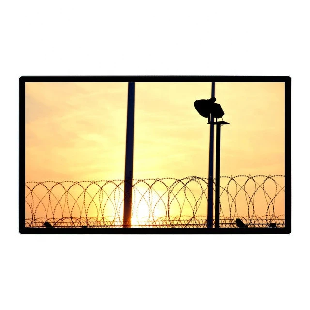 Dual System Infrared touched  four-core multi media lcd digital signage display