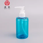 Dubai blue pump sprayer bottle for men perfume