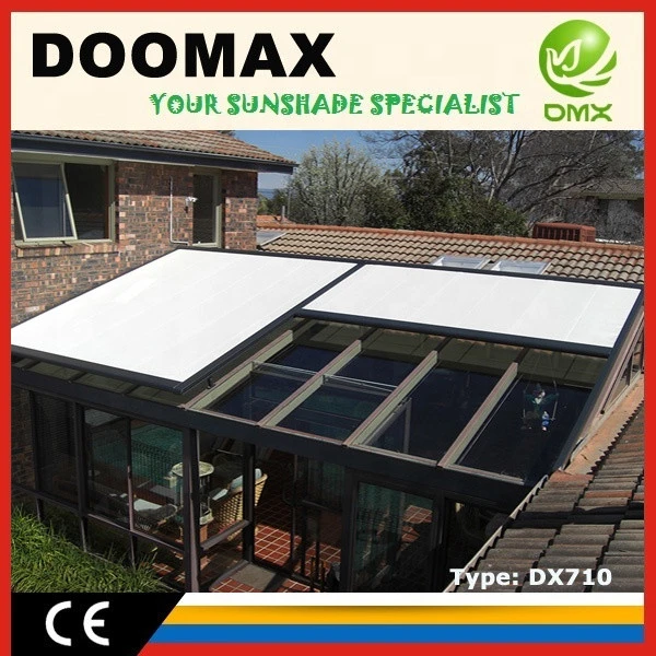 DX760 Luxury Retractable Aluminum Sun Roof Awning Canopy