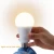 Import E27/E26/B22  emergency led bulb light with Build-in Li-ion Battery  9w rechargeable  emergency led bulb from India