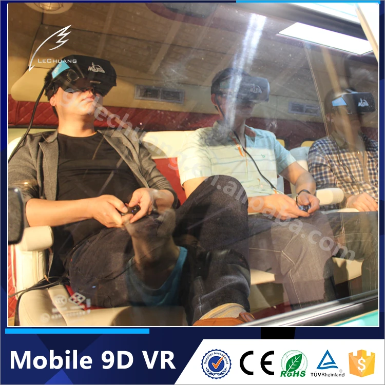 Earn money everywhere! Electronics Production Machinery VR Mini Van with 9D Simulador de Cinema