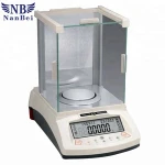 Easy Operated function of analytical balance with LCD display