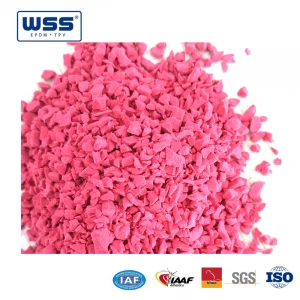 Eco-friendly Colorful Granulated EPDM For Surface