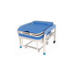Economical Foldable Hospital Accompanying Recliner Bed Chair