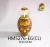 Import Egg shape zinc alloy gold plated promotional automatic toothpick holder from China