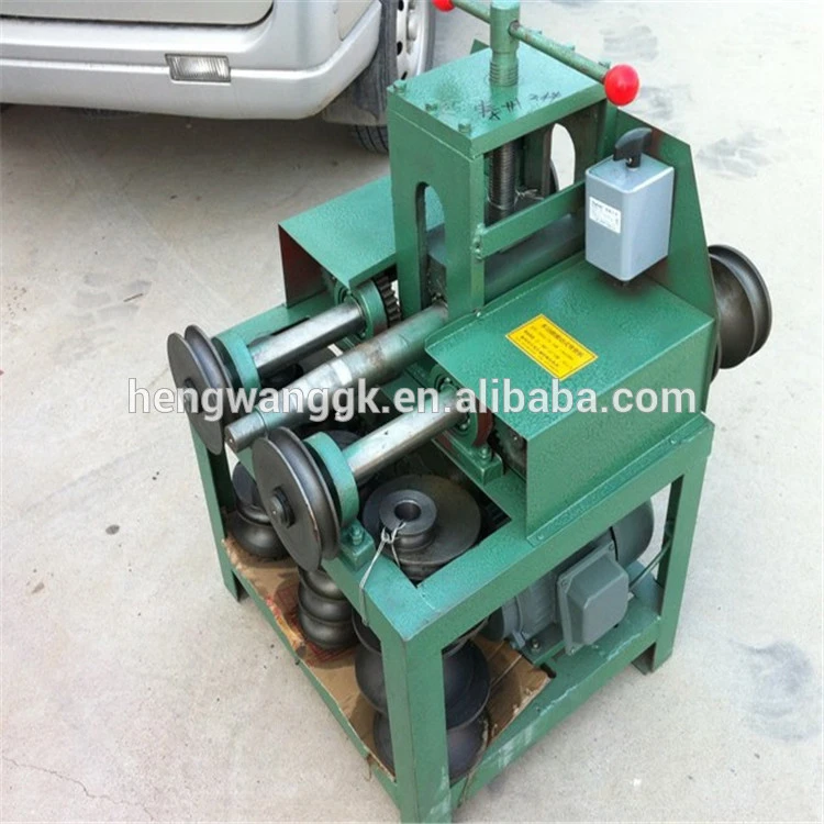 Electric angle bending machine , iron pipe 3 roll pipe bending machine for sale