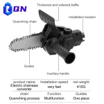 Electric Drill Modified To Electric Chainsaw Adapter Tool 4-Inch 6-inch Hand Electric Drill To Electric Saw Converter