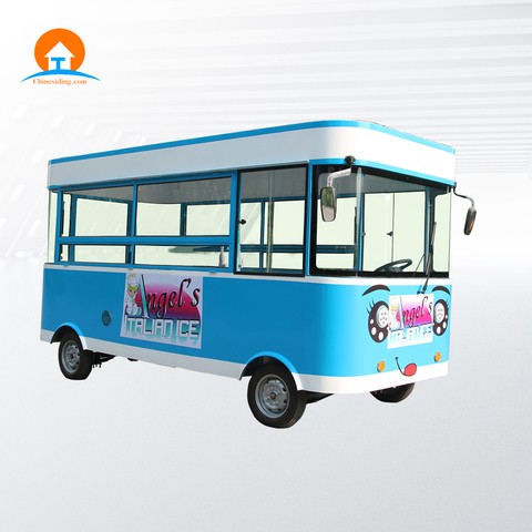 Electric food cart for fast food mobile kitchen outdoor food truck for multi functional